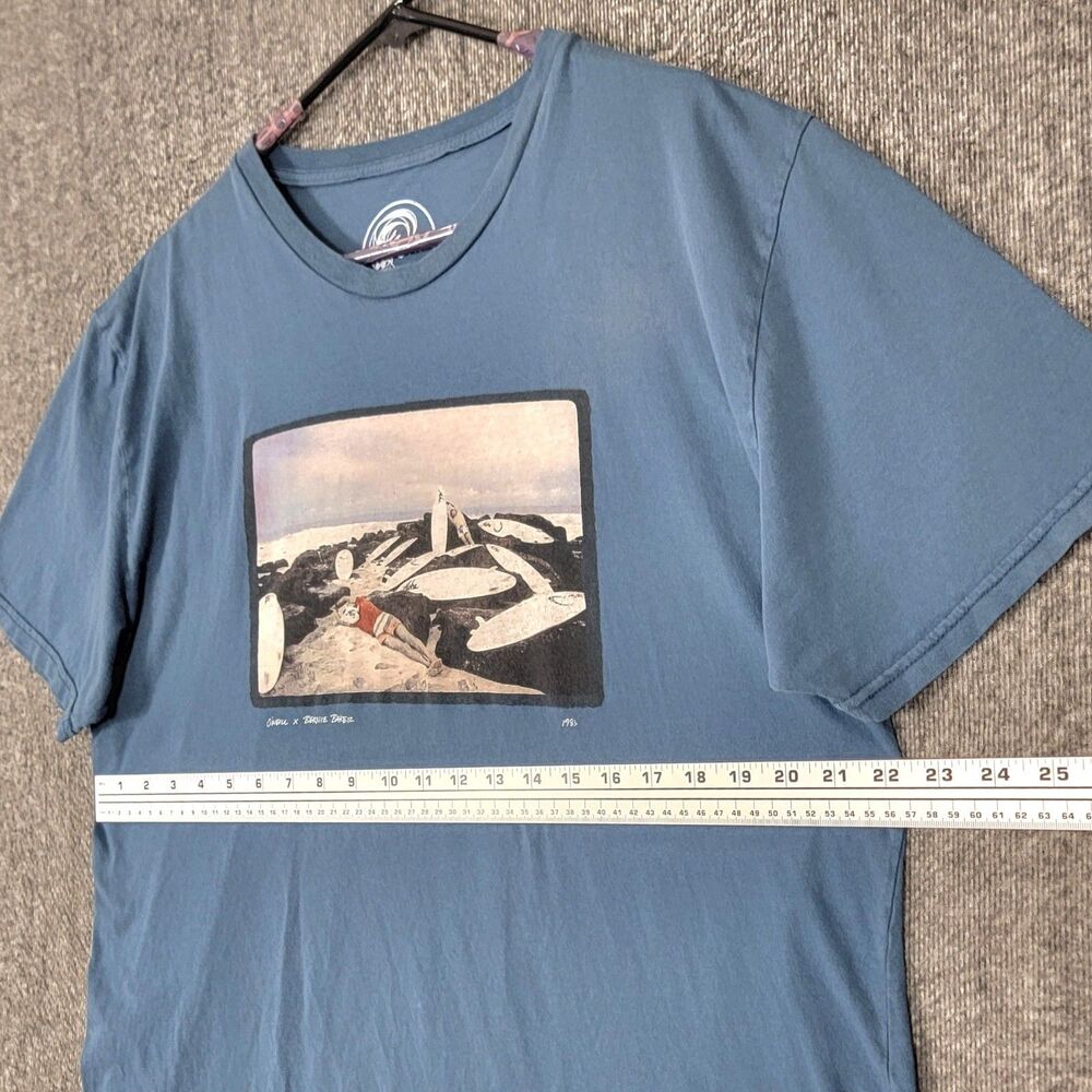 O'Neill Surf Co T-Shirt Mens XXL 2X Blue Bernie Baker Collaboration Surfing Tee - Picture 5 of 8